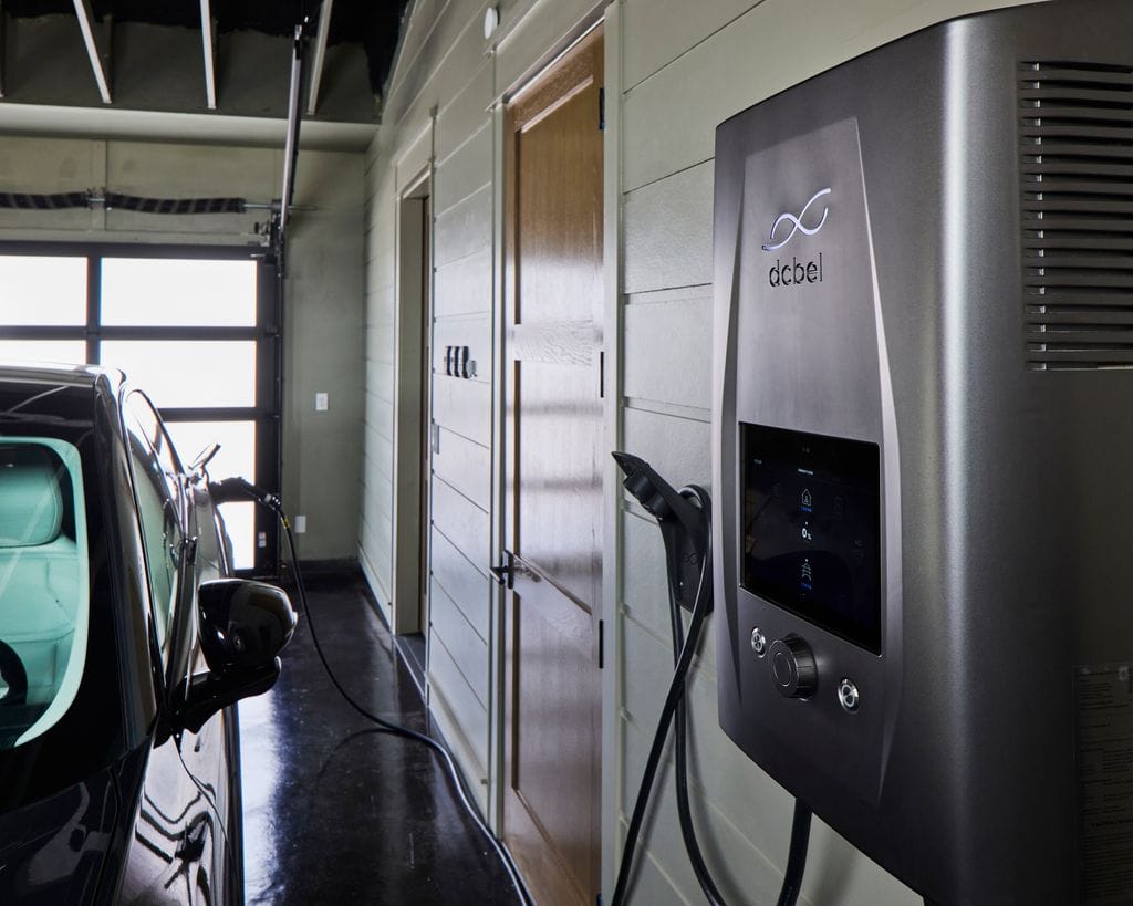 dcbel Ara home energy system on the wall in the Southern Living Idea House